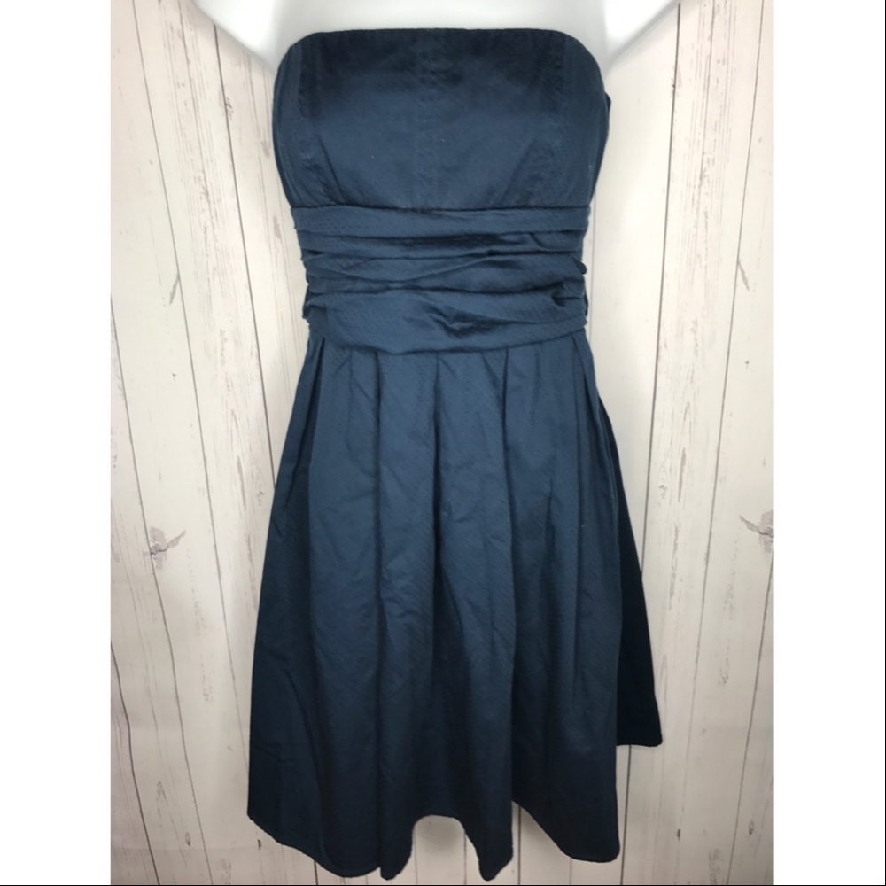 Vintage Y2K Teeze Me Strapless Dress Juniors Size 5 Navy Blue